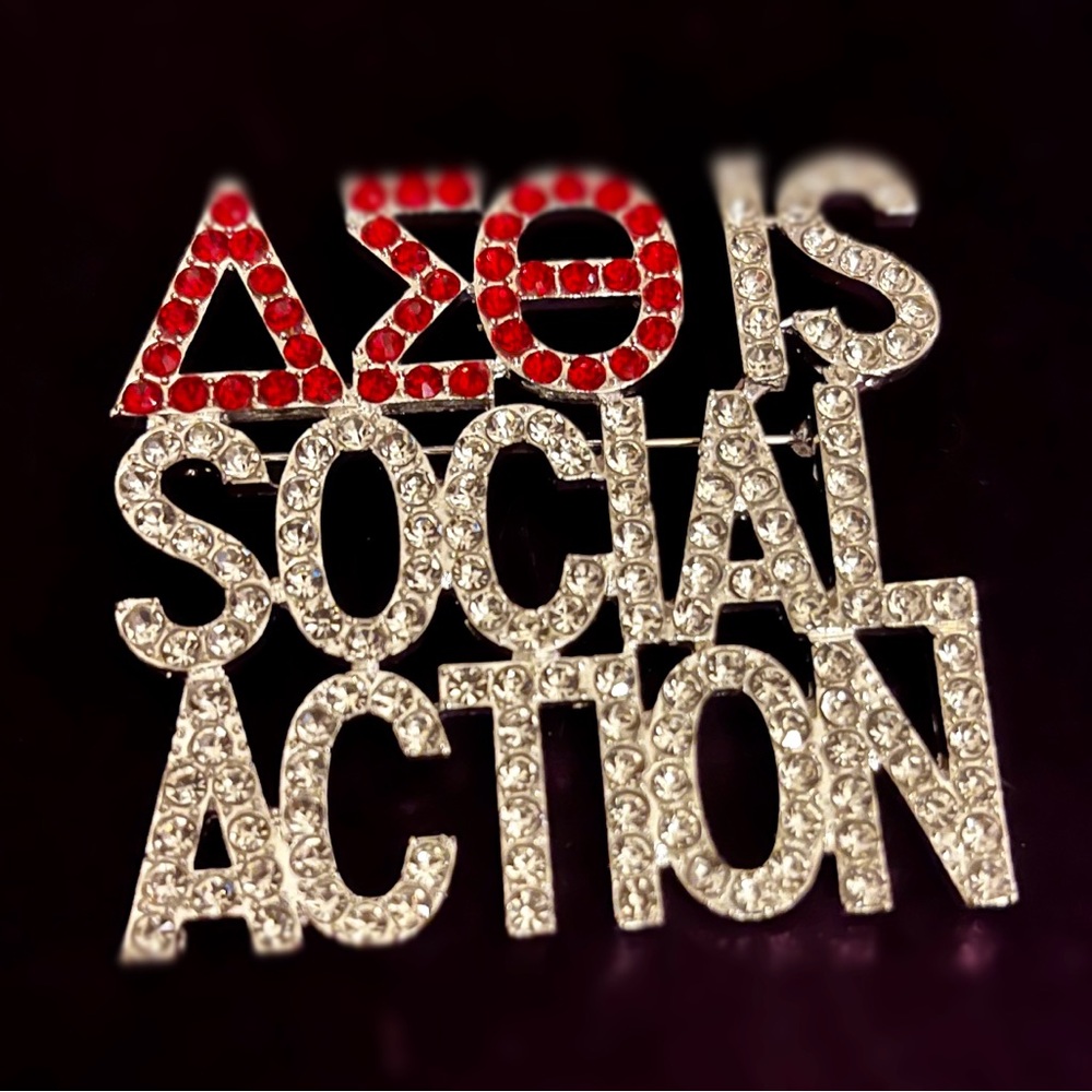 Delta Sigma Theta ΔΣΘ Is Social Action Brooch